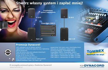 Promocja na produkty Dynacord!